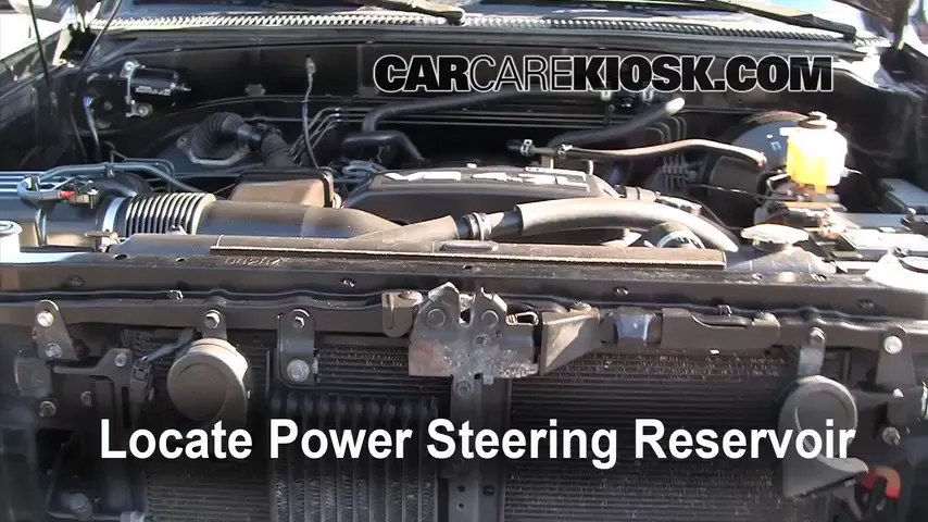2006 Toyota Tundra SR5 4.7L V8 Crew Cab Pickup Power Steering Fluid Check Fluid Level